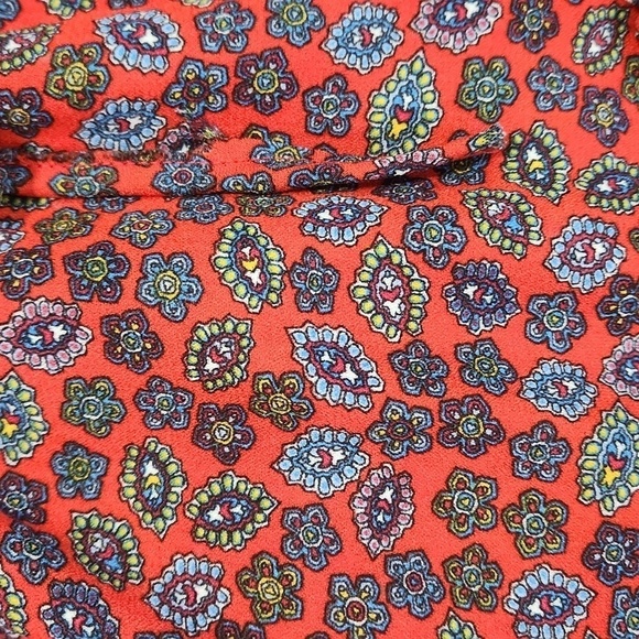 Boutique Boho Chic Red Paisley Sundress - Picture 5 of 6